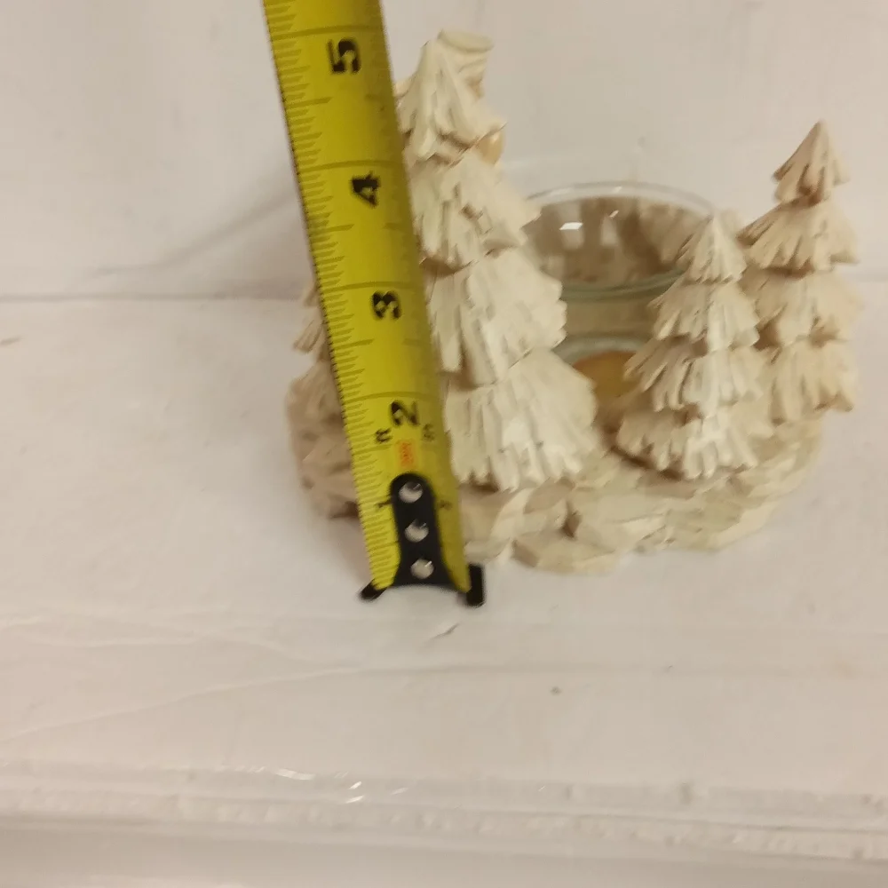 Praying Angel Candle Holder with Sheep Polyresin Christmas Nativity Scene